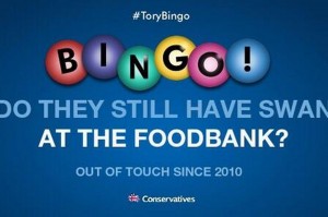 Tory Bingo spoof: High emotion