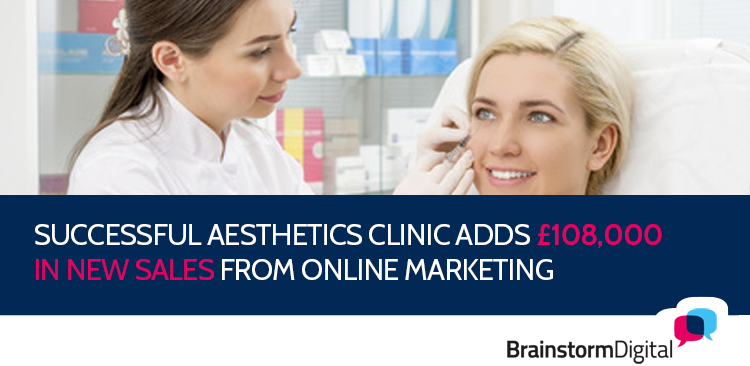 Successful Aesthetics Clinic Adds £108,000 In New Sales From Online Marketing