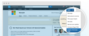 Set up your LinkedIn Showcase Page
