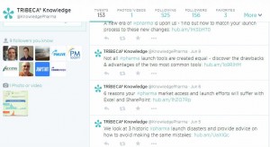 @KnowledgePharma Twitter feed