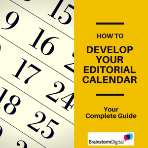 Editorial calendar