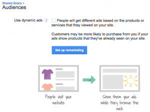 Set up remarketing tag
