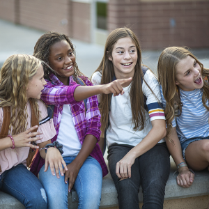 Kids chatting